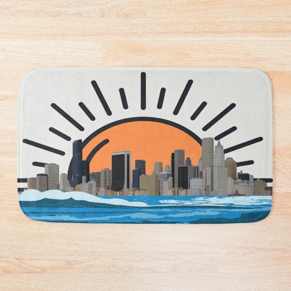 Item preview, Sunset Over Newyork city,city sunset,cityscape sunset,Beach Sunset Sky, designed and sold by Tamas Das.