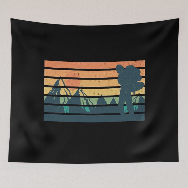 Item preview, Hiking Retro Vintage For Hiking Camping Lovers Cute Outdoors Adventure Lover designed and sold by Thecitiesstore.
