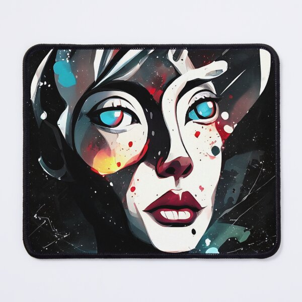 Item preview, Digital Painting - Abstract Space Alien Empty Eyes designed and sold by XandoDesign.