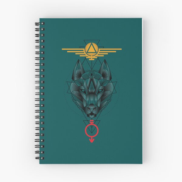 Item preview, Geometric howler color   designed and sold by LiteraryLeoCoz.