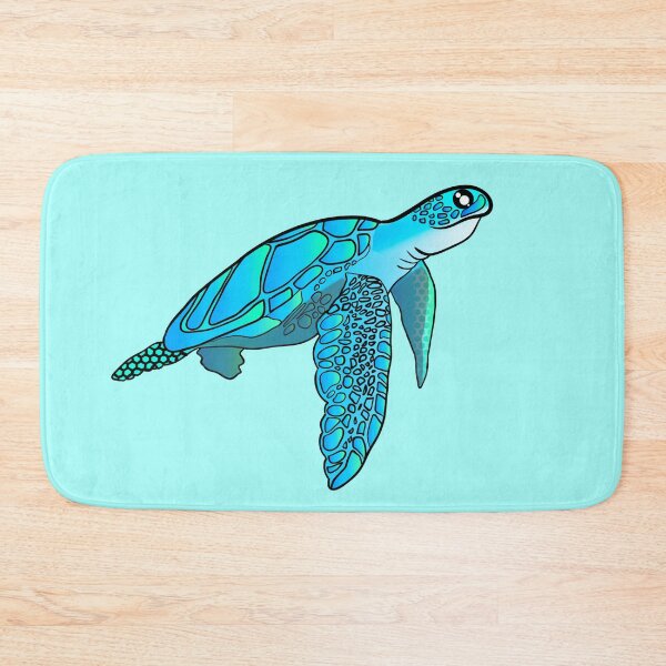 Item preview, Blue green Sea turtle  designed and sold by Mermaidssparkle.