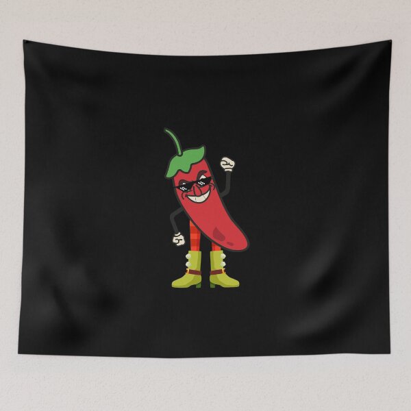 Item preview, Cool Red Pepper art men - Cute kawaii Red Pepper designed and sold by Akimatax ✯✯✯✯✯.
