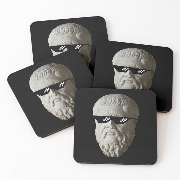 Item preview, Plato with sunglasses designed and sold by Cleanthes.