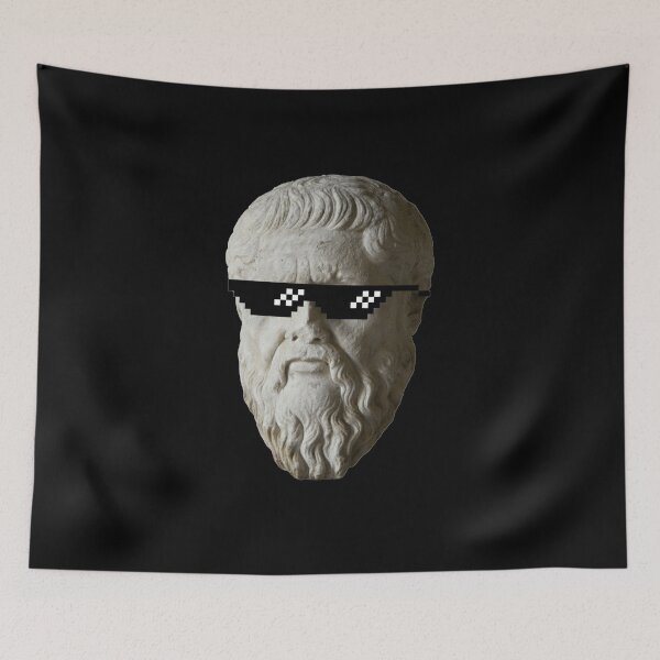 Item preview, Plato with sunglasses designed and sold by Cleanthes.