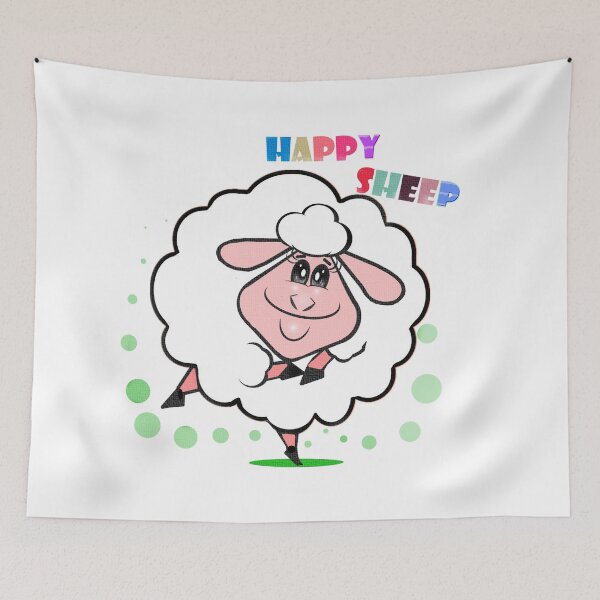 Item preview, Happy sheep  designed and sold by Shirley cute art .