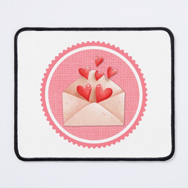Item preview, Valentine's Day Scallop Circle Love Letter 5 designed and sold by TasimaDesign.