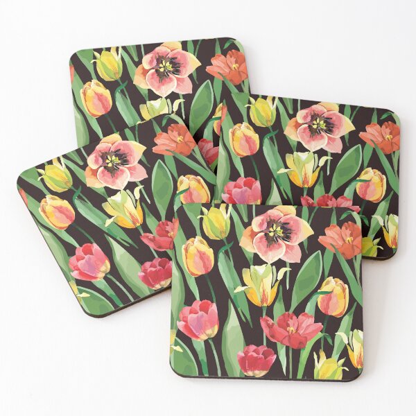 Item preview, Blooming Spring Flowers. Colorful Tulips designed and sold by danikaVT.