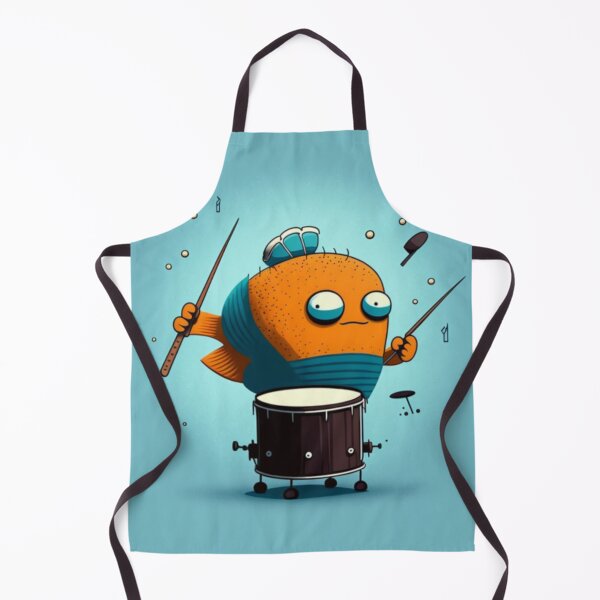 Item preview, The Fish's Percussion designed and sold by Space Frog Art ⭐⭐⭐⭐⭐.
