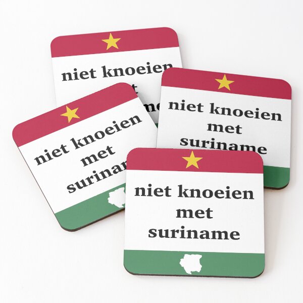 Item preview, Don't Mess With Suriname Banner (rotzooi niet met Suriname banier) designed and sold by JonathanR1994.