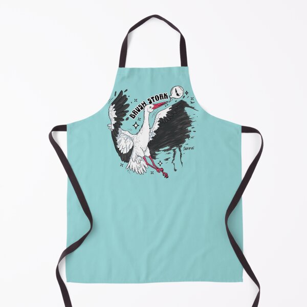 Item preview, Brush stork brush stroke pun designed and sold by SPIRIMAL.