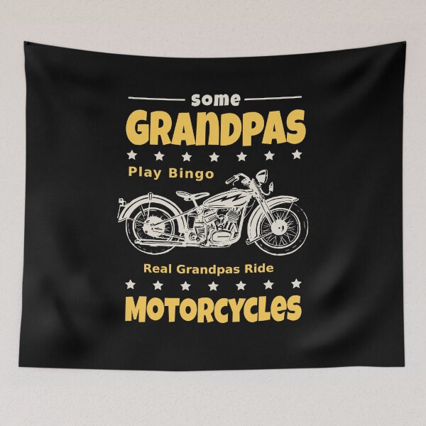 Item preview, Some grandpas play bingo real grandpas ride motorcycles designed and sold by GreenMall.