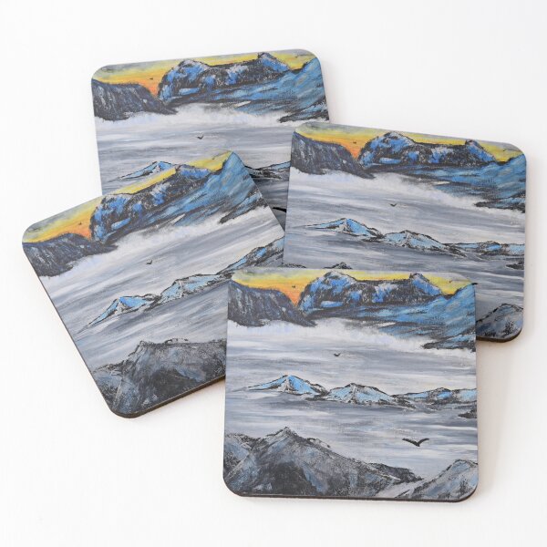 Item preview, Birds over iced lake designed and sold by George Hutton Hunter.