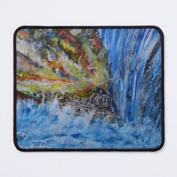Item preview, Burning train in storm designed and sold by George Hutton Hunter.
