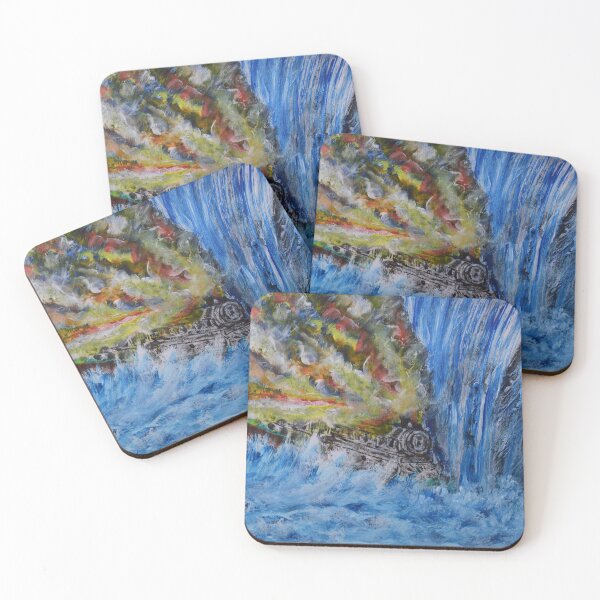 Item preview, Burning train in storm designed and sold by George Hutton Hunter.