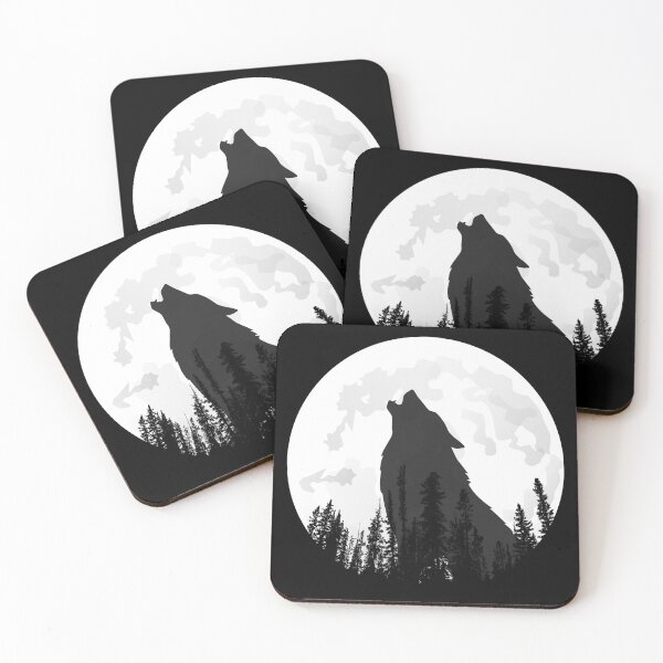 Item preview, Wolf Moon Art Lobo aullando para los amantes de los lobos Idea linda del lobo designed and sold by Thecitiesstore.