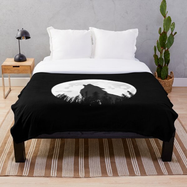 Item preview, Wolf Moon Art Howling Wolf For Wolves Lover Cute Wolf Idea  designed and sold by Thecitiesstore.