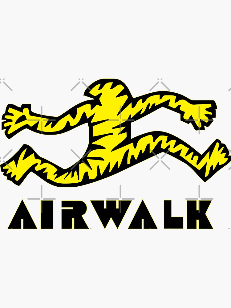 "Airwalk Logo Vintage Skateboard Shoes Skate 80s 90s Oldschool" Sticker
