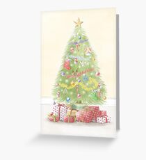 Weihnachtsbaum-Gruß-Karte Grußkarte