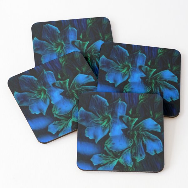 Item preview, Starlit Blue Blooms n Buds designed and sold by IvaRenee.