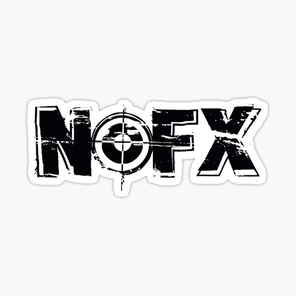 Nofx Punk Rock Band Logo Music Sticker