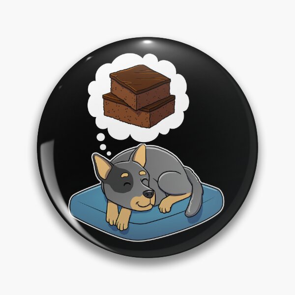 Artikelvorschau, Australian Cattle Dog dreaming about Brownies entworfen und verkauft von DoggieDelights.