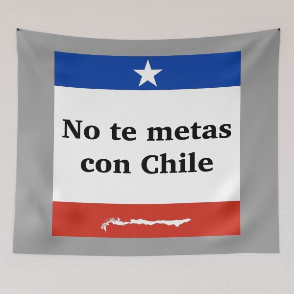 Item preview, Don't Mess With Chile logo (no te metas con chile pancarta) designed and sold by JonathanR1994.