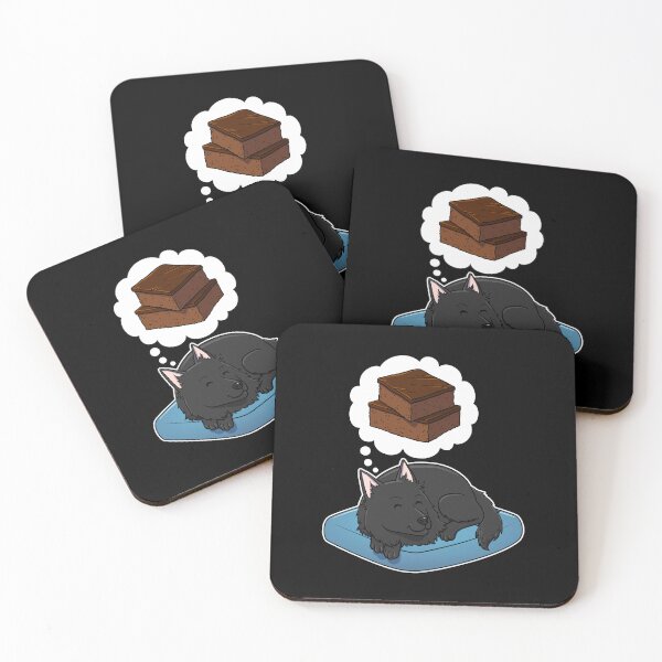 Item preview, Belgian Sheepdog dreaming about Brownies designed and sold by DoggieDelights.
