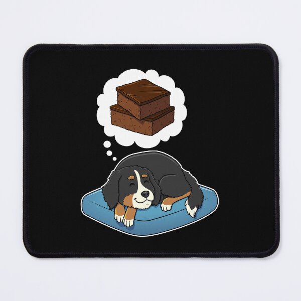 Artikelvorschau, Bernese Mountain Dog dreaming about Brownies entworfen und verkauft von DoggieDelights.