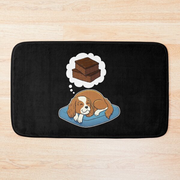 Item preview, Cavalier King Charles Spaniel dreaming about Brownies designed and sold by DoggieDelights.