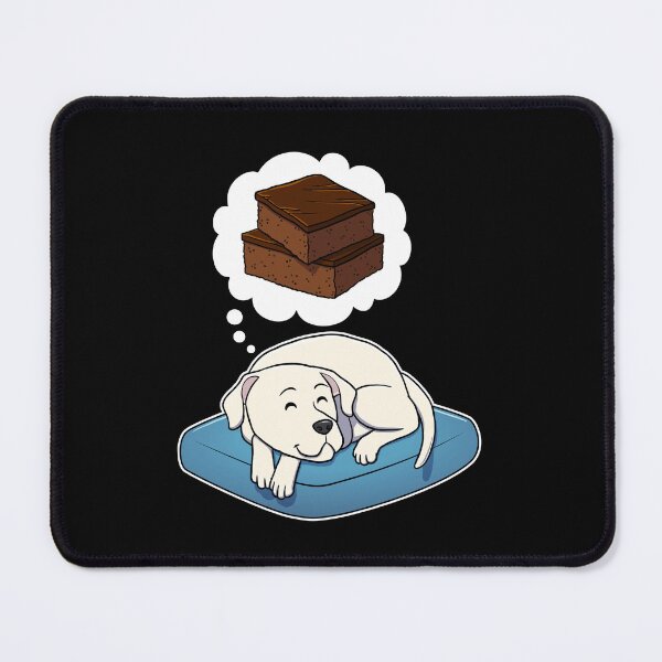 Item preview, Dogo Argentino dreaming about Brownies designed and sold by DoggieDelights.