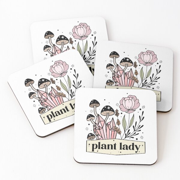 Item preview, Plant Lady Floral Botanical Mushroom designed and sold by Lunamise.