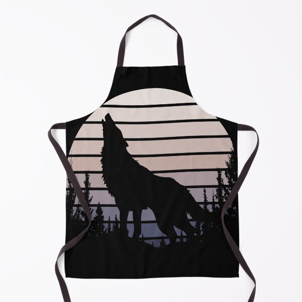 Item preview, Wolf Moon Retro Vintage Cute Wolves Lover Gift Idea designed and sold by Thecitiesstore.