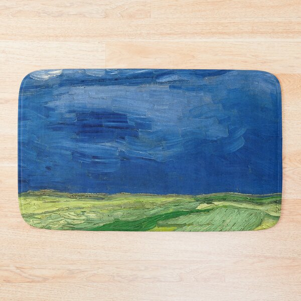 Item preview, Vincent van Gogh Wheatfield Under Thunderclouds designed and sold by EcoArtLab.