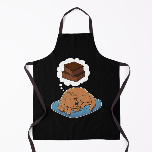 Item preview, English Cocker Spaniel dreaming about Brownies designed and sold by DoggieDelights.