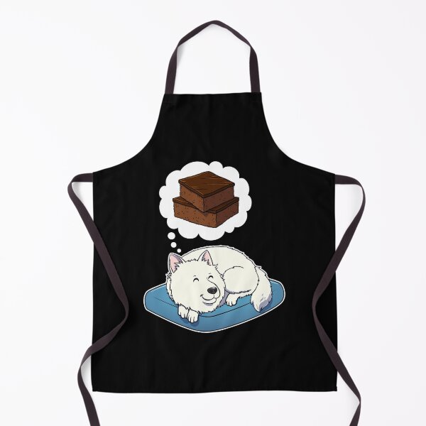 Artikelvorschau, Samoyed dreaming about Brownies entworfen und verkauft von DoggieDelights.