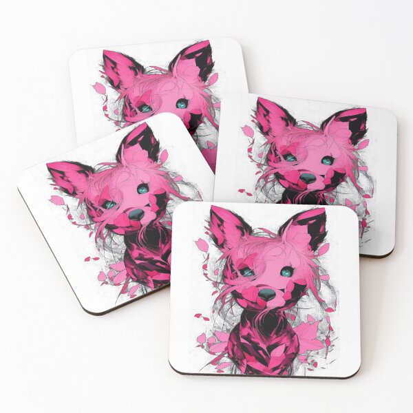 Item preview, Romantic Animals - Dog Lover3 - Pink, Floral Pup designed and sold by VMPrinting.