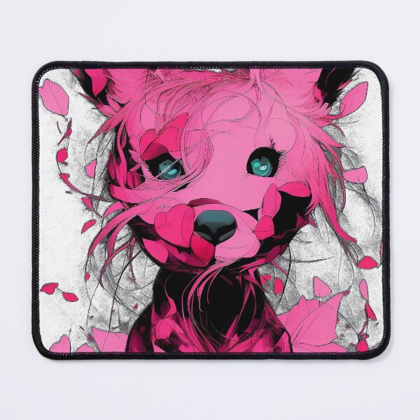 Item preview, Romantic Animals - Dog Lover3 - Pink, Floral Pup designed and sold by VMPrinting.