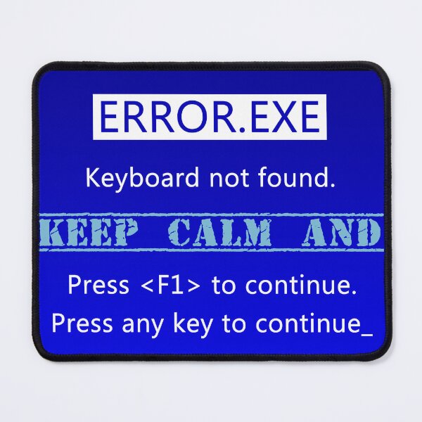 Item preview, Keyboard not found - Windows error designed and sold by professorguru.