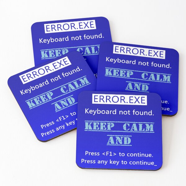 Item preview, Keyboard not found - Windows error designed and sold by professorguru.