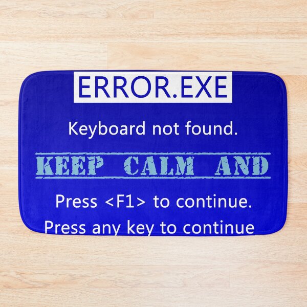 Item preview, Keyboard not found - Windows error designed and sold by professorguru.