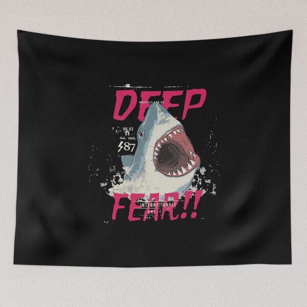 Item preview, Deep Fear Shark designed and sold by Artistic Prints.