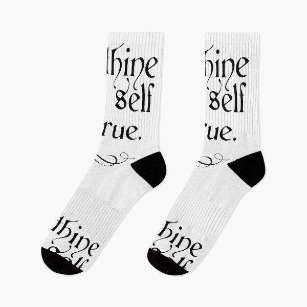 Item preview, To thine own self be true | William Shakespeare Quote designed and sold by CastlesClassics.