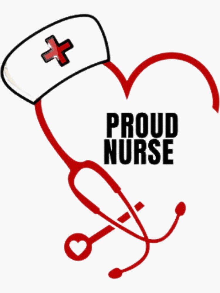  Girls Women LV Nurse Valentines Day Hearts Stethoscope