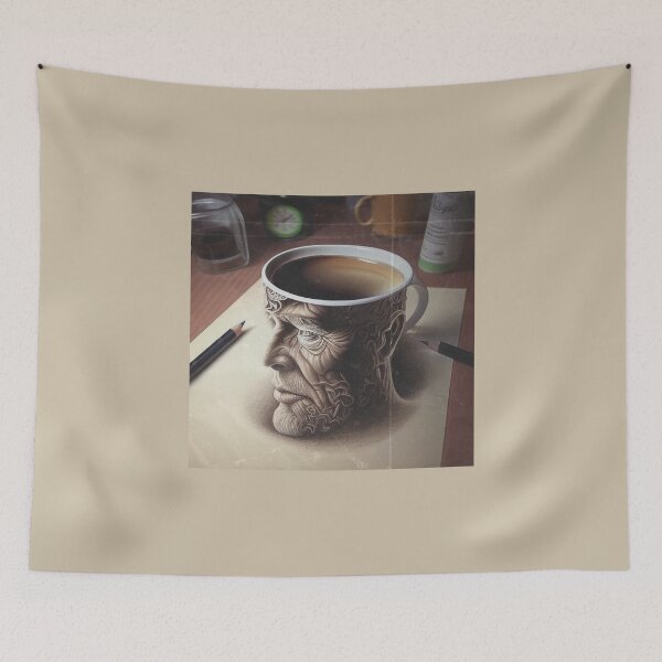 Item preview, Morning Coffee Mug Enters Reality designed and sold by GrumpyFella.