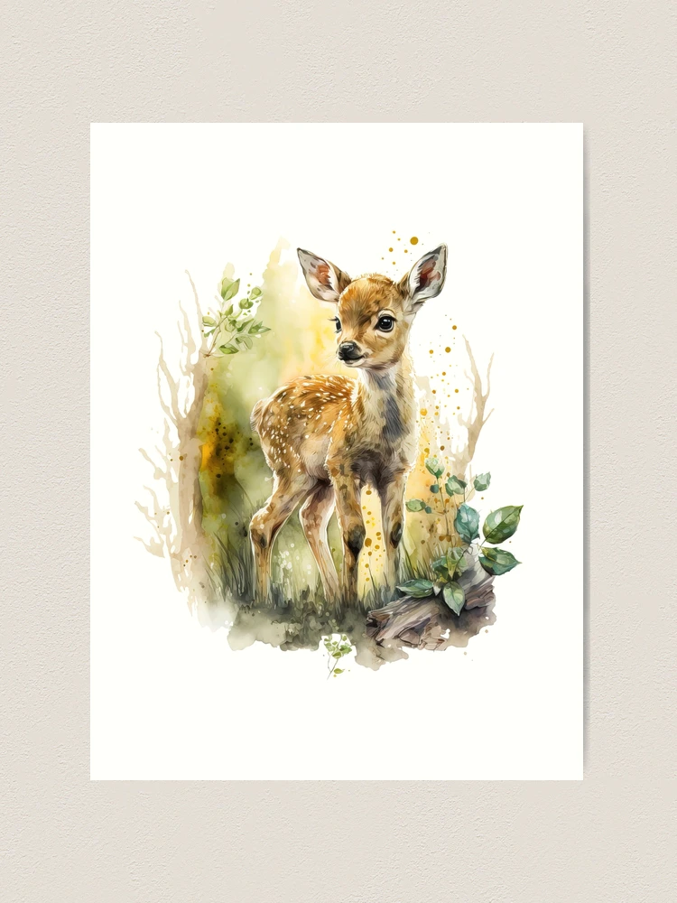 Forest Critters Fox Deer and Owl Watercolor Painting for Beginners Easy Art  Painting Mini Kit DIY — Pink Puddle Studio