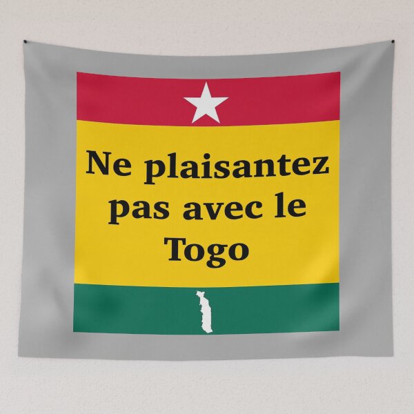 Item preview, Don't Mess With Togo logo (ne plaisantez pas avec le bannière togo) designed and sold by JonathanR1994.