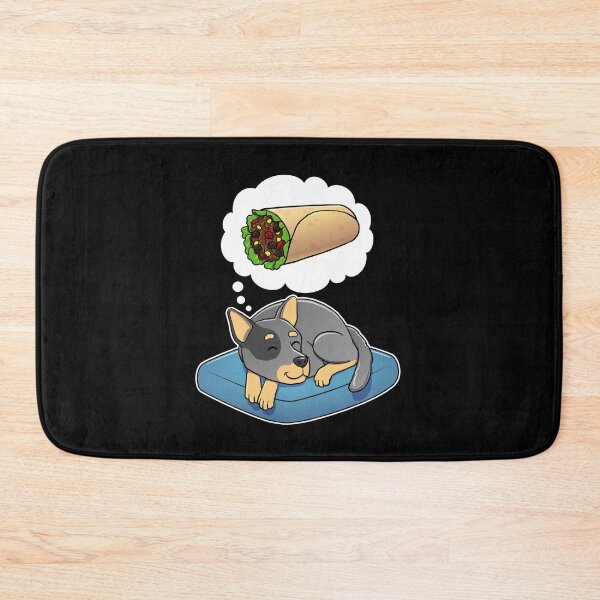 Item preview, Australian Cattle Dog dreaming about Burritos designed and sold by DoggieDelights.