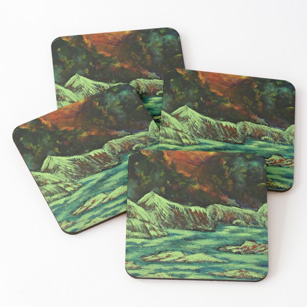 Item preview, Oil fires in the Arctic designed and sold by George Hutton Hunter.