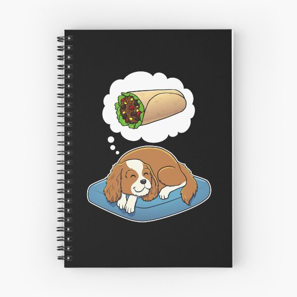 Item preview, Cavalier King Charles Spaniel dreaming about Burritos designed and sold by DoggieDelights.
