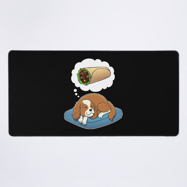 Item preview, Cavalier King Charles Spaniel dreaming about Burritos designed and sold by DoggieDelights.